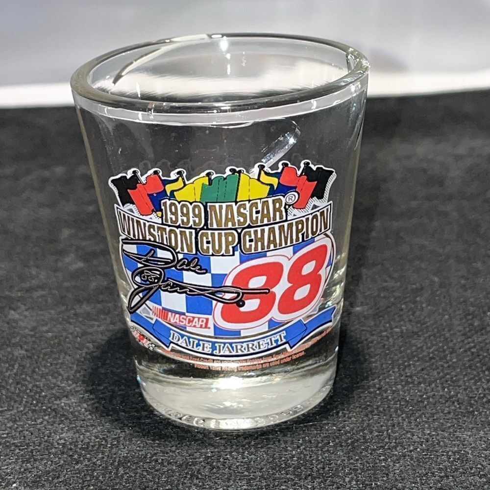 NASCAR shot glass
